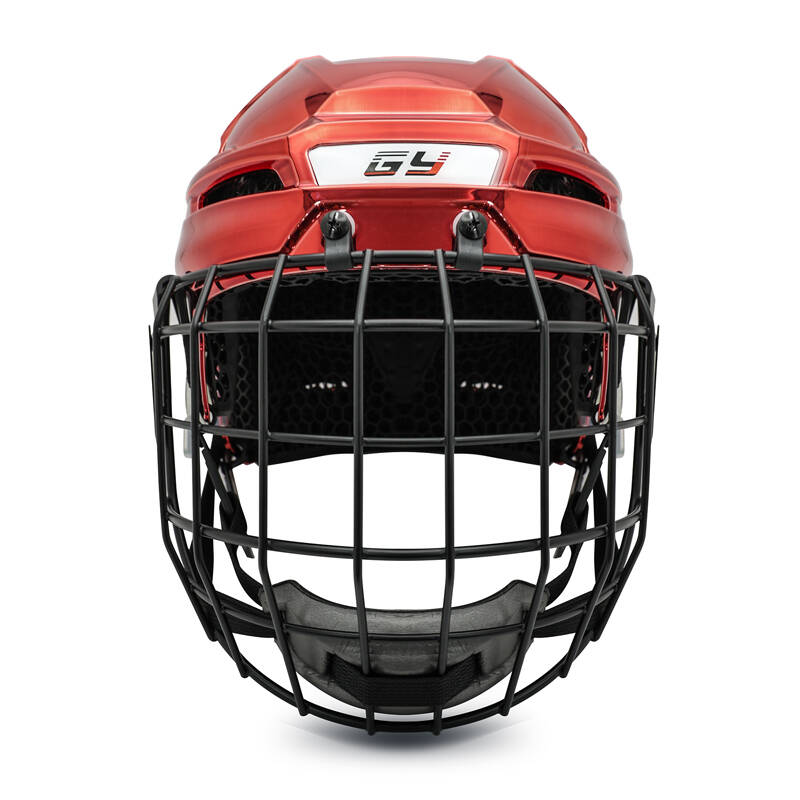 Casco avanzado de hockey sobre hielo con revestimiento de impresión de celosía 3D