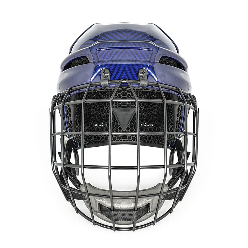 Casco avanzado de hockey sobre hielo con revestimiento de impresión de celosía 3D
