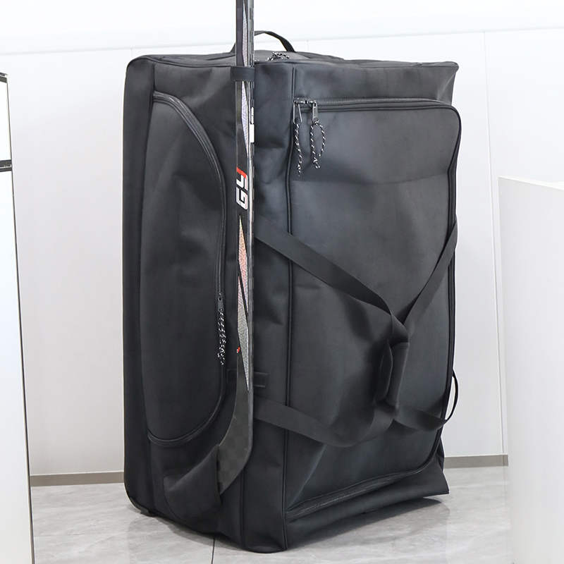 Bolsa de equipo de hockey sobre hielo de gran tamaño personalizable con ruedas