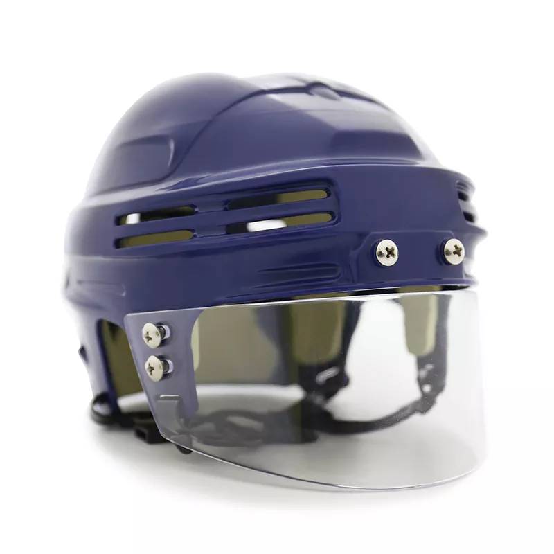 Combo de mini casco de hockey sobre hielo con visera